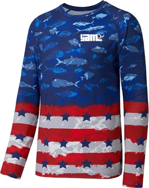 YIBIMOTTO Sun Protection Fishing Shirt for Men UPF 50  Long Sleeve Hooded Fishing T-shirts Quick Dry Fishing Clothing
