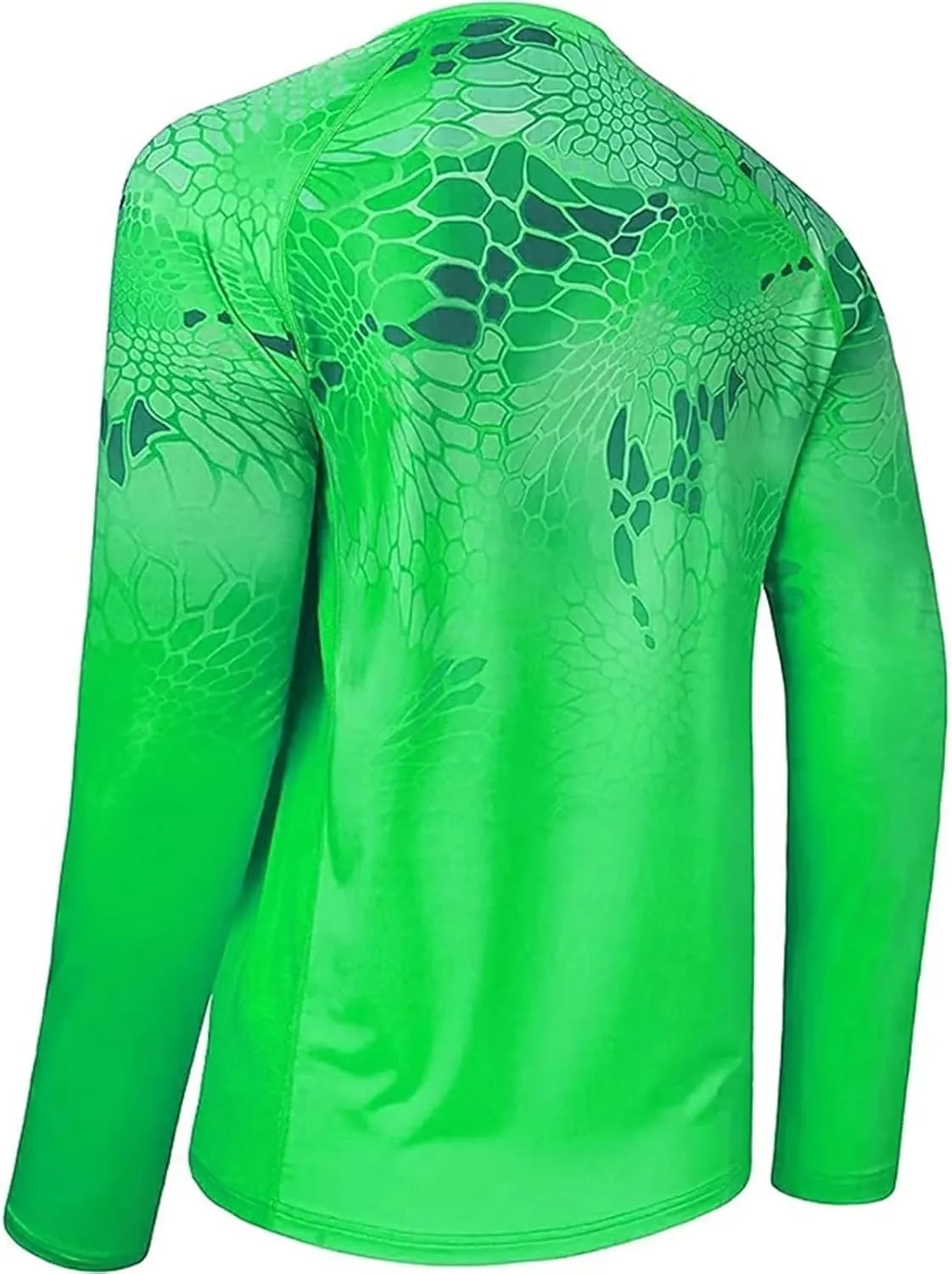 YIBIMOTTO Sun Protection Fishing Shirt for Men UPF 50  Long Sleeve Hooded Fishing T-shirts Quick Dry Fishing Clothing